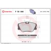 Sada brzdových platničiek kotúčovej brzdy BREMBO P 50 008 Sada brzdových platničiek kotúčovej brzdy BREMBO P 50 008