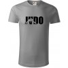 Judo - Nápis - Tričko z organickej bavlny - 3XL ( Starostrieborná ) Judo - Nápis - Tričko z organickej bavlny - 3XL ( Starostrieborná )