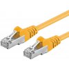 Premiumcord sp6asftp020Y Patch, CAT6a S-FTP, RJ45-RJ45, AWG 26/7, 2m, žlutý
