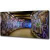 Foto obraz na plátne Graffiti v metro 100x50 cm Foto obraz na plátne Graffiti v metro 100x50 cm