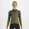 Zimný cyklistický dámsky dres Sportful Bodyfit Pro Thermal zelený/kaki L Zimný cyklistický dámsky dres Sportful Bodyfit Pro Thermal zelený/kaki L