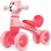 Odrážadlo pre dievčatko ružový medvedík 4 kolesá LED hudba TEDI WEBBEN Odrážadlo pre dievčatko ružový medvedík 4 kolesá LED hudba TEDI WEBBEN