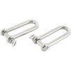 Třmen s nerezovým čepem, dlouhý tvar o 4 mm, šířka otvoru 31,3 mm (20 ks) Třmen s nerezovým čepem, dlouhý tvar o 4 mm, šířka otvoru 31,3 mm (20 ks)