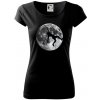 Mesiac a horolezec - Dámske tričko Pure - 2XL ( Čierna ) Mesiac a horolezec - Dámske tričko Pure - 2XL ( Čierna )