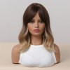 Hnedo-blond ombré parochňa Pige s jemnými vlnami Hnedo-blond ombré parochňa Pige s jemnými vlnami