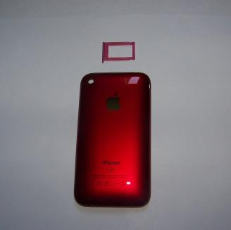 Kryt iPhone 3G, 3GS 8GB zadný červený