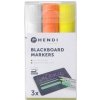 Popisovače na biele tabule so širokým hrotom, HENDI, 1 biela, 1 oranžová a 1 žltá značka, 3 ks 664339H Popisovače na biele tabule so širokým hrotom, HENDI, 1 biela, 1 oranžová a 1 žltá značka, 3 ks 664339H
