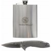 Smith & Wesson® Smith & Wesson Set zatvárací nôž + ploskačka + lievik Smith & Wesson® Smith & Wesson Set zatvárací nôž + ploskačka + lievik