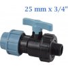DONSEN PE Uzatvárací ventil 25 mm x 3/4  DONSEN PE Uzatvárací ventil 25 mm x 3/4