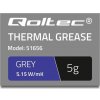 Qoltec Thermal Grease Grey 5 g 51656 Qoltec Thermal Grease Grey 5 g 51656