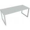 Hobis Pracovný stôl UNI O, 180x75,5x80 cm, sivá/sivá Hobis Pracovný stôl UNI O, 180x75,5x80 cm, sivá/sivá
