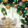 Cakesicq Balóniková girlanda zlato zelené