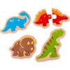Puzzle Bigjigs dvojdielne - dinosaury Puzzle Bigjigs dvojdielne - dinosaury