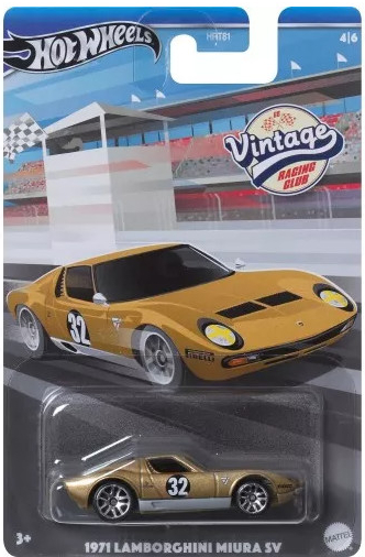 Hot Wheels Vintage RAcing Club 1971 Lamborghini Miura SV