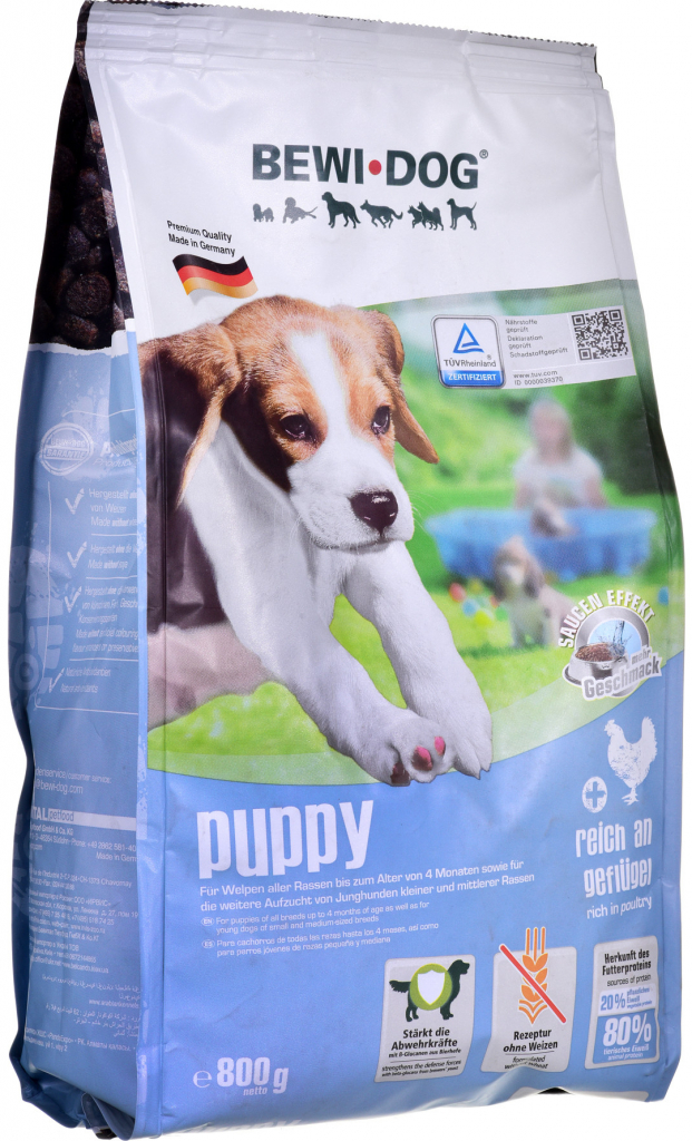 Bewi Dog Puppy rich in poultry 0,8 kg