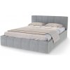Wilsondo Čalúnená manželská posteľ s úložným priestorom Fiona 180x200 - sivá Wilsondo Čalúnená manželská posteľ s úložným priestorom Fiona 180x200 - sivá