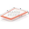 Vzduchový filter MANN-FILTER C 27 006 Vzduchový filter MANN-FILTER C 27 006