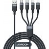 Joyroom KP27724 USB 4v1 USB-A - 2 x USB-C, 1,2m, černý Joyroom KP27724 USB 4v1 USB-A - 2 x USB-C, 1,2m, černý