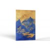 Abstrakt Modro-zlatý horský úsvit | Obrazy Vintessia Rozmery obdĺžnik: 60x90 Abstrakt Modro-zlatý horský úsvit | Obrazy Vintessia Rozmery obdĺžnik: 60x90