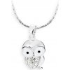 Náhrdelník so Swarovski Elements malej sovičky Kryštál Náhrdelník so Swarovski Elements malej sovičky Kryštál