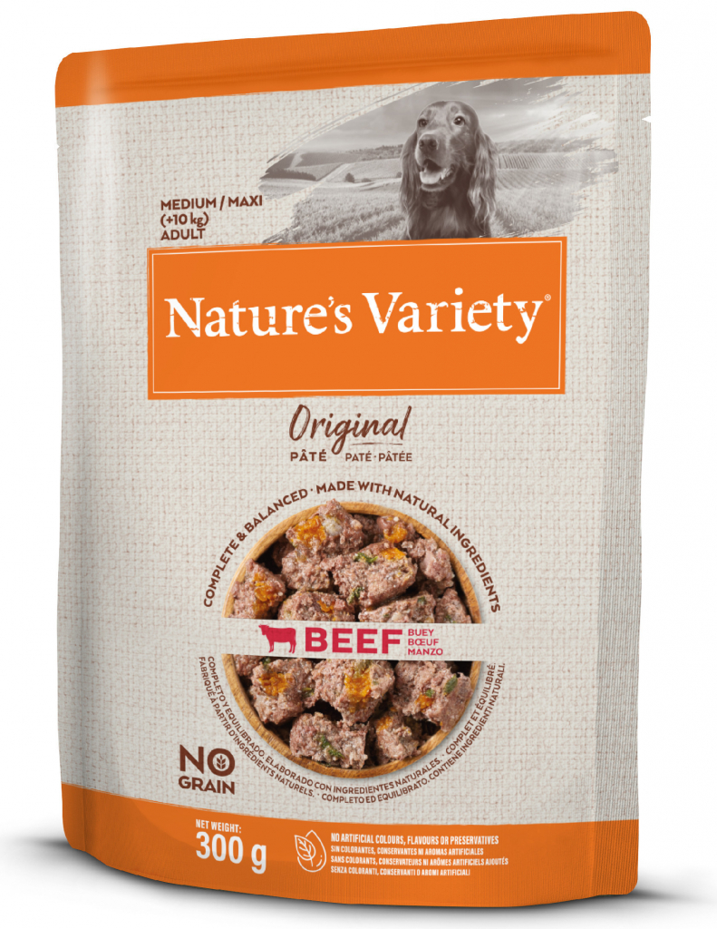 Nature\'s Variety Nature variety original stredné psy s hovädzím mäsom 300 g
