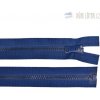Zips kostený deliteľný modrý, dĺžka 60 cm Zips kostený deliteľný modrý, dĺžka 60 cm