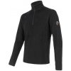 Sensor Merino Upper Krátky Zip čierna mikina - XXL Sensor Merino Upper Krátky Zip čierna mikina - XXL