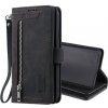 Multifunkčné peňaženkové puzdro BAG na Samsung Galaxy S21 Plus 5G - Čierna Multifunkčné peňaženkové puzdro BAG na Samsung Galaxy S21 Plus 5G - Čierna