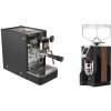 Stone Espresso Lite Black + Eureka Mignon Specialita, WD black, walnut Stone Espresso Lite Black + Eureka Mignon Specialita, WD black, walnut