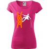 Lano horolezec - Dámske tričko Pure - 2XL ( Purpurová ) Lano horolezec - Dámske tričko Pure - 2XL ( Purpurová )