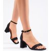 Shelvt Women's suede black heeled sandals čierna 38 Shelvt 0000296593255 Shelvt Women's suede black heeled sandals čierna 38 Shelvt 0000296593255