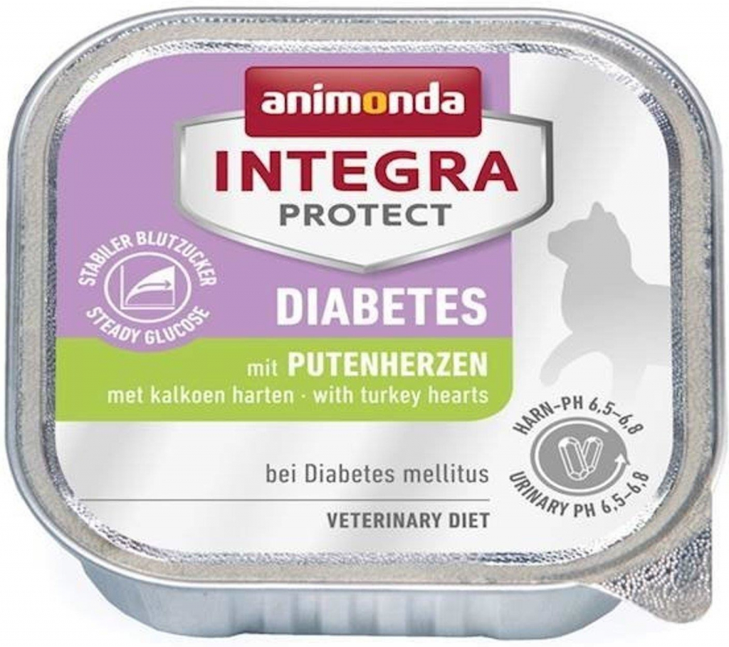 Animonda Integra Cat Diabetes Morčacie srdiečka 100 g