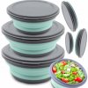 SKLADACIE SILIKÓNOVÉ MISKY DO KUCHYNE, TURISTICKÉ NÁDOBY + VIEČKA, 3 KS SKLADACIE SILIKÓNOVÉ MISKY DO KUCHYNE, TURISTICKÉ NÁDOBY + VIEČKA, 3 KS