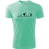 Karate EKG - Pánske tričko Fantasy športové - XL ( Mätová ) Karate EKG - Pánske tričko Fantasy športové - XL ( Mätová )