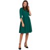 K010 Priliehavé šaty s naberaným pásom - zelené EU S K010 Priliehavé šaty s naberaným pásom - zelené EU S