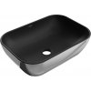 MEXEN - Rita umývadlo na dosku 45 x 32, čierna mat/strieborná 21084574 MEXEN - Rita umývadlo na dosku 45 x 32, čierna mat/strieborná 21084574