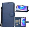 Peňaženkové kožené puzdro na Honor X6a - Modrá Peňaženkové kožené puzdro na Honor X6a - Modrá