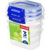 Sistema Krabička na potraviny sada 3 ks 2 klipy 400 ml Sistema Krabička na potraviny sada 3 ks 2 klipy 400 ml