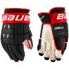 Hokejové rukavice Bauer Pro Series Black/Red Intermediate 12 palcov Hokejové rukavice Bauer Pro Series Black/Red Intermediate 12 palcov