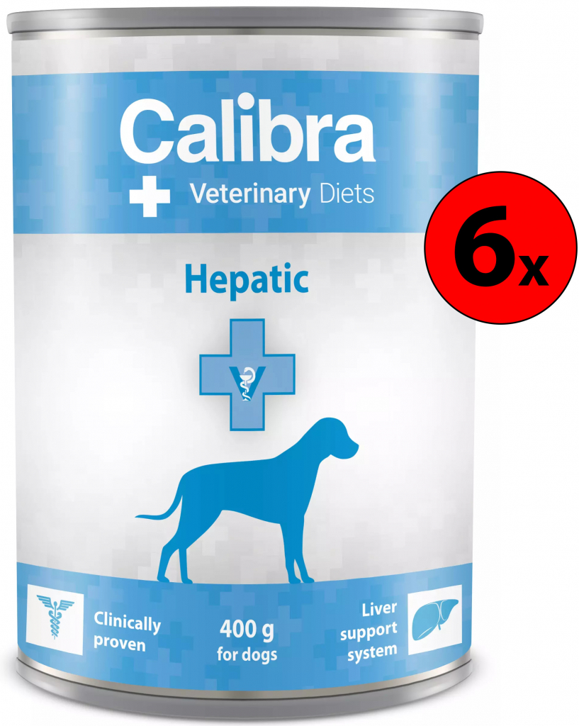 Calibra VD Dog Hepatic 6 x 400 g