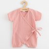 Dojčenský letný mušelínový overal New Baby pink Dojčenský letný mušelínový overal New Baby pink