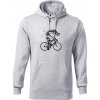 Gravel Bike - kostra - Mikina pánska Cape s kapucňou - M ( Svetlosivý melír ) Gravel Bike - kostra - Mikina pánska Cape s kapucňou - M ( Svetlosivý melír )
