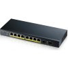 ZYX Zyxel GS1900-10HP Riadený L2 Gigabit Ethernet (10/100/1000) Podpora napájania cez Ethernet (PoE) Čierna ZYX Zyxel GS1900-10HP Riadený L2 Gigabit Ethernet (10/100/1000) Podpora napájania cez Ethernet (PoE) Čierna