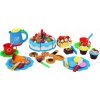 Inlea4Fun Detská krájacia torta SWEET CAKE s 80 doplnkami modrá Inlea4Fun Detská krájacia torta SWEET CAKE s 80 doplnkami modrá