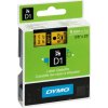 Dymo D1 40918, S0720730, 9 mm x 7 m, čierna tlač / žltý podklad, originálna páska Dymo D1 40918, S0720730, 9 mm x 7 m, čierna tlač / žltý podklad, originálna páska