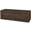 Dreja Umývadlová skrinka STORM SZZ2 120 - D25 Teak / D25 Teak / Levé Dreja Umývadlová skrinka STORM SZZ2 120 - D25 Teak / D25 Teak / Levé