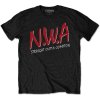 N.W.A tričko Straight Outta Compton čierne