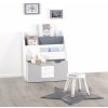 Atmosphera Créateur d'intérieur® Knižnica so zásuvným boxom, Sivá