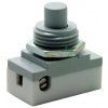 Tlačidlový prepínač, 1-pólový, sivá Tlačidlový prepínač, 1-pólový, sivá