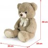 Rappa Veľký medveď Harvey cappuccino s visačkou 78 cm